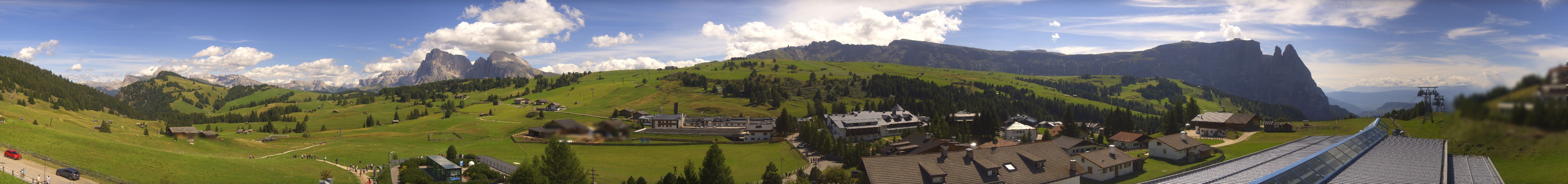 Archiv Foto Webcam Panoramablick Compatsch Seiser Alm