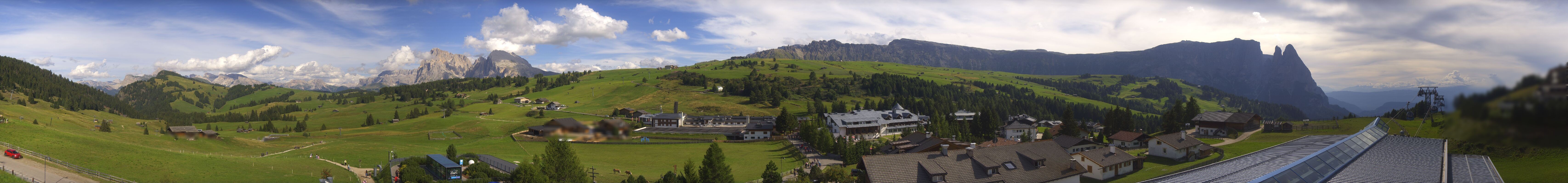 Archiv Foto Webcam Panoramablick Compatsch Seiser Alm
