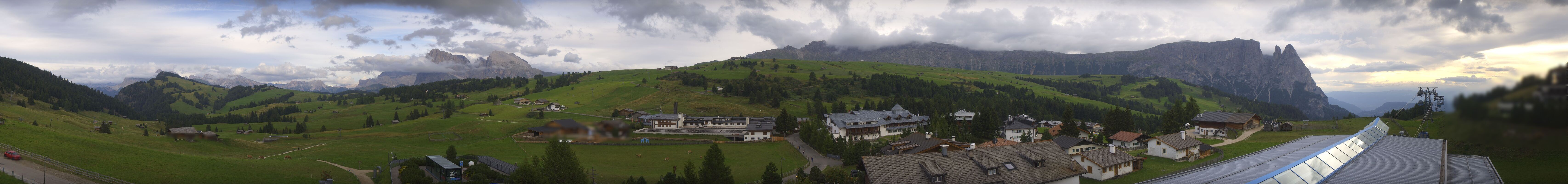 Archiv Foto Webcam Panoramablick Compatsch Seiser Alm