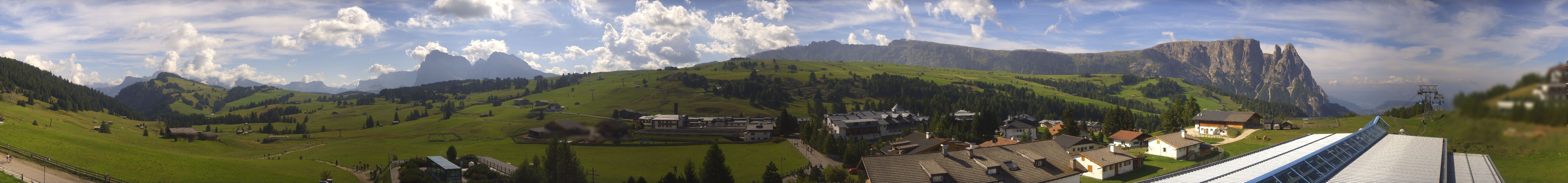 Archiv Foto Webcam Panoramablick Compatsch Seiser Alm