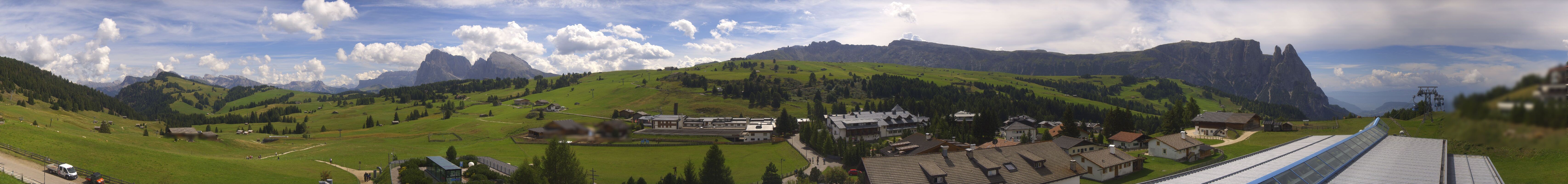 Archiv Foto Webcam Panoramablick Compatsch Seiser Alm