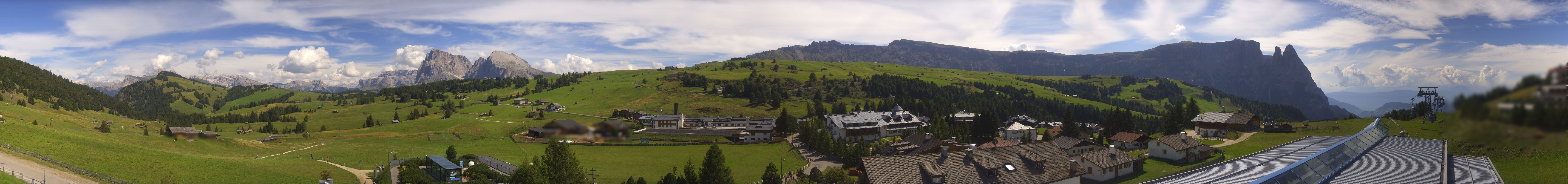 Archiv Foto Webcam Panoramablick Compatsch Seiser Alm