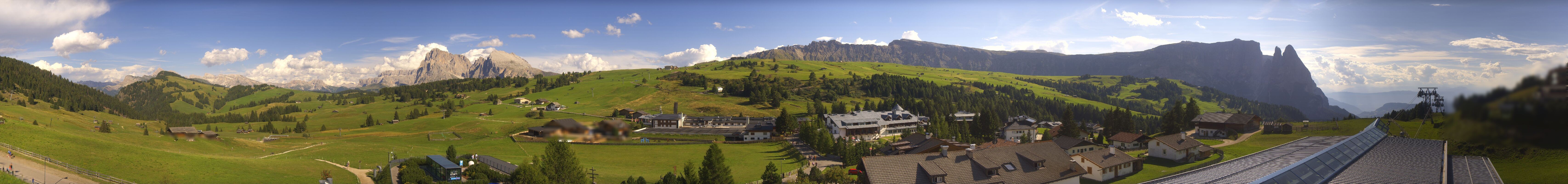 Archiv Foto Webcam Panoramablick Compatsch Seiser Alm