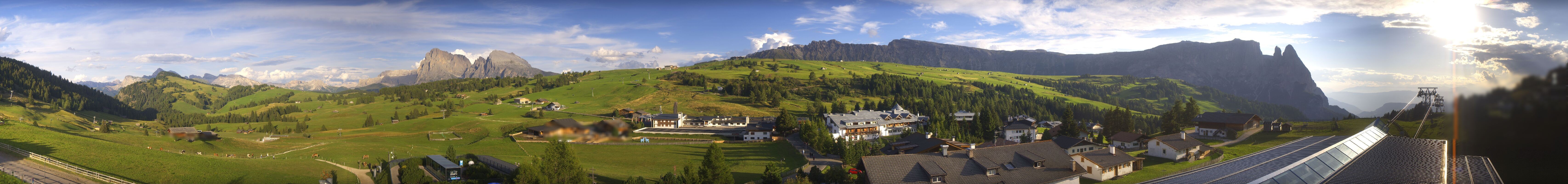 Archiv Foto Webcam Panoramablick Compatsch Seiser Alm