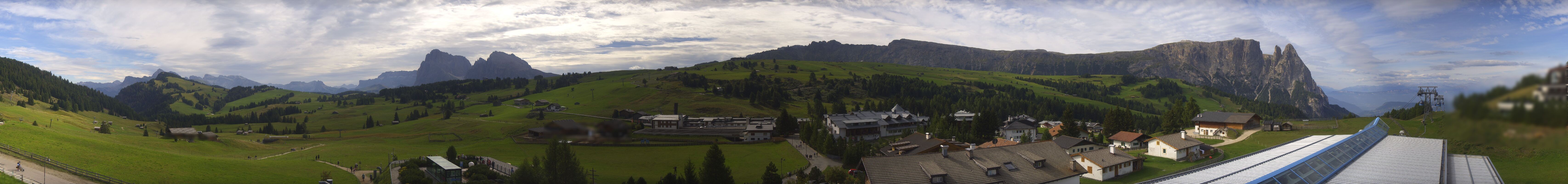 Archiv Foto Webcam Panoramablick Compatsch Seiser Alm