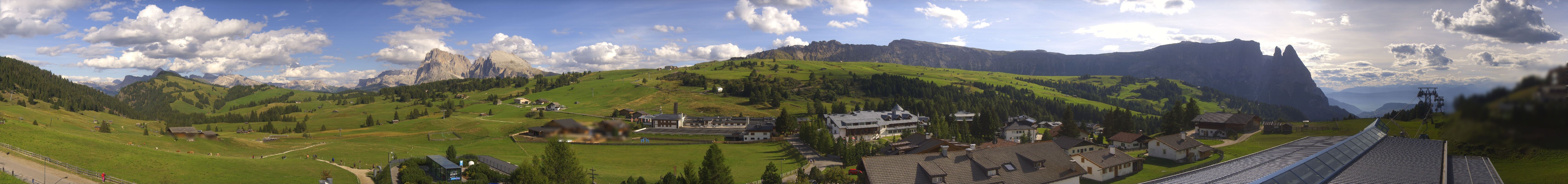 Archiv Foto Webcam Panoramablick Compatsch Seiser Alm
