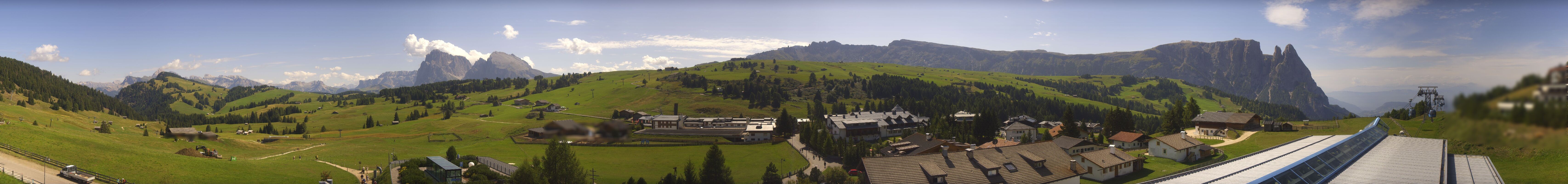 Archiv Foto Webcam Panoramablick Compatsch Seiser Alm