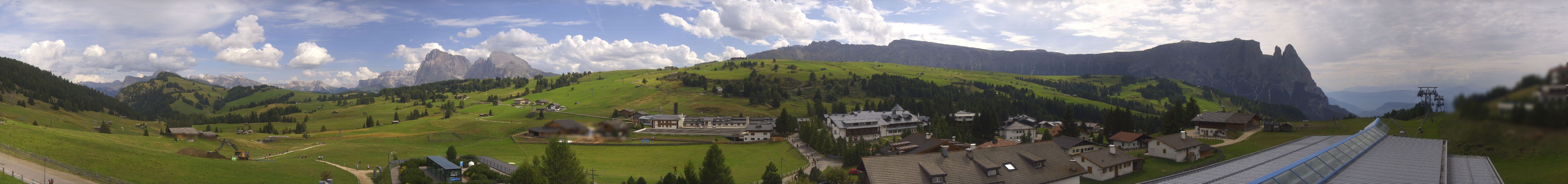 Archiv Foto Webcam Panoramablick Compatsch Seiser Alm