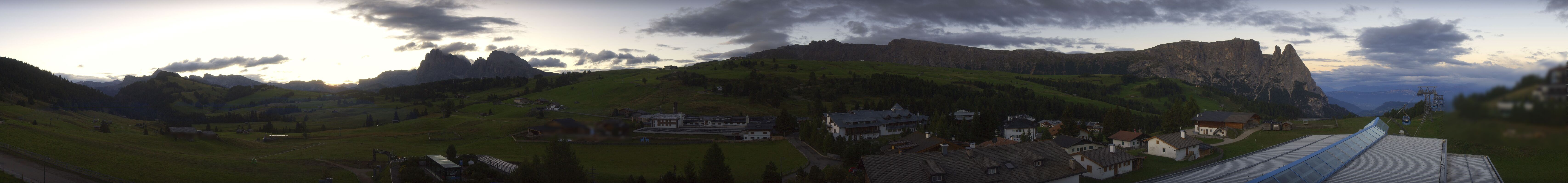 Archiv Foto Webcam Panoramablick Compatsch Seiser Alm