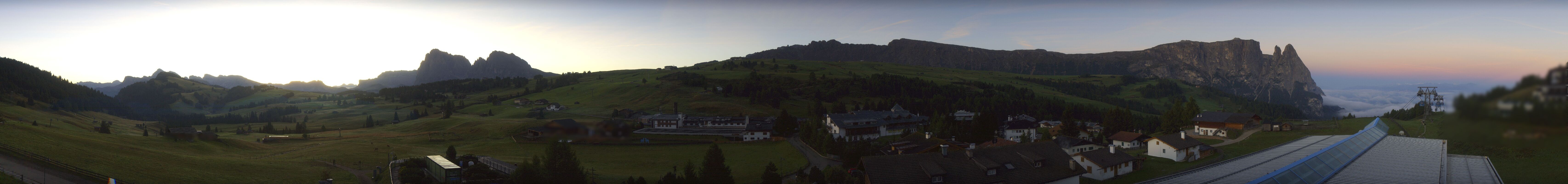Archiv Foto Webcam Panoramablick Compatsch Seiser Alm