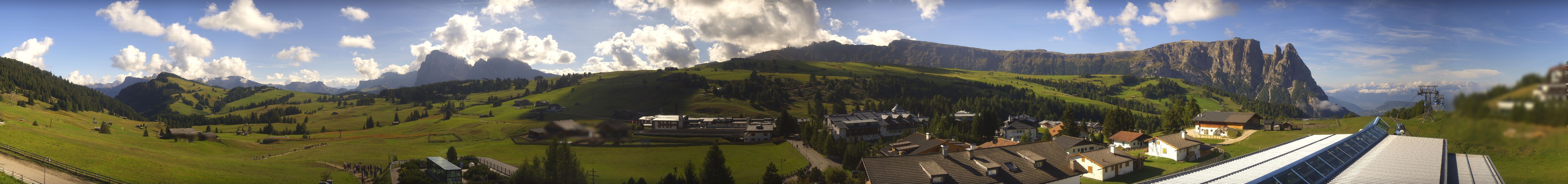Archiv Foto Webcam Panoramablick Compatsch Seiser Alm