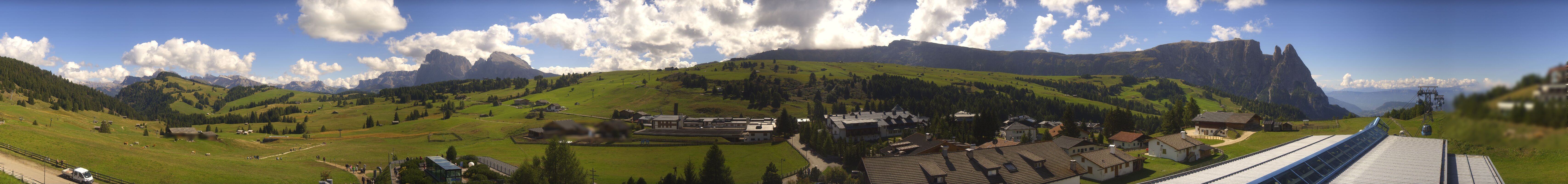 Archiv Foto Webcam Panoramablick Compatsch Seiser Alm