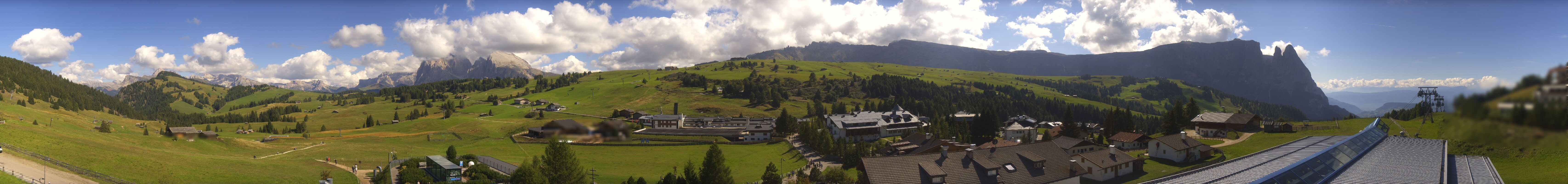 Archiv Foto Webcam Panoramablick Compatsch Seiser Alm