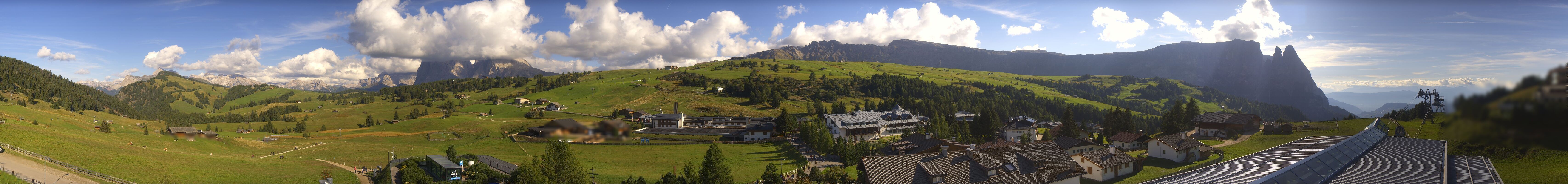 Archiv Foto Webcam Panoramablick Compatsch Seiser Alm