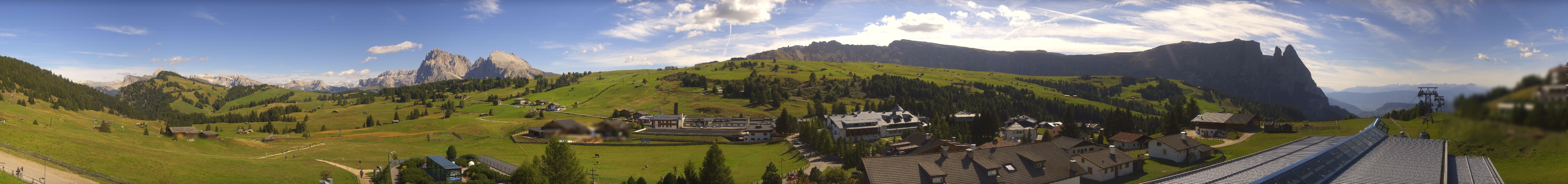 Archiv Foto Webcam Panoramablick Compatsch Seiser Alm