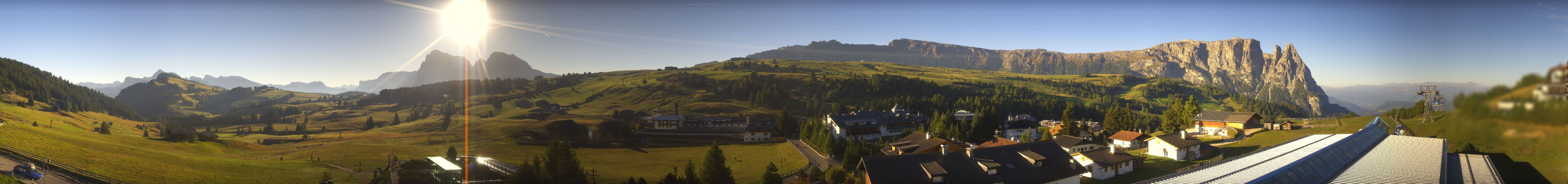 Archiv Foto Webcam Panoramablick Compatsch Seiser Alm