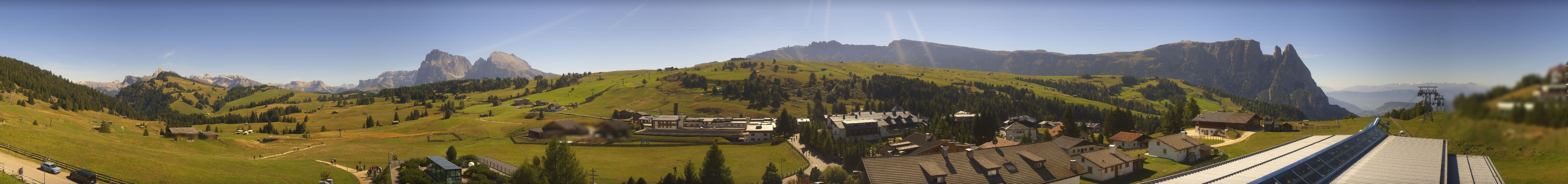 Archiv Foto Webcam Panoramablick Compatsch Seiser Alm
