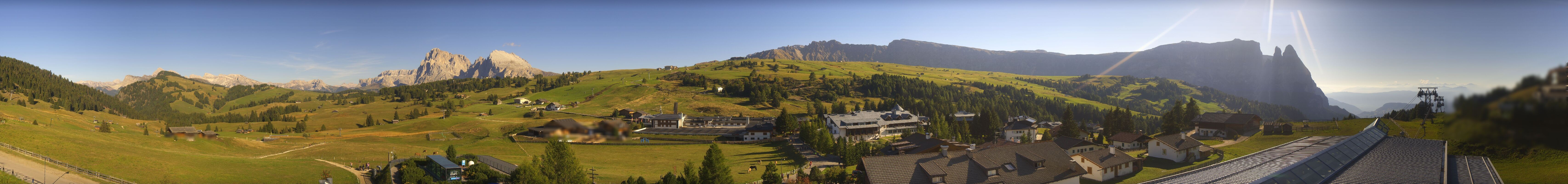 Archiv Foto Webcam Panoramablick Compatsch Seiser Alm