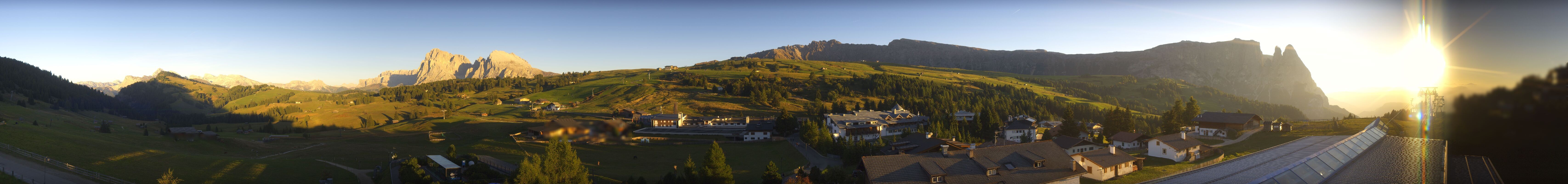 Archiv Foto Webcam Panoramablick Compatsch Seiser Alm