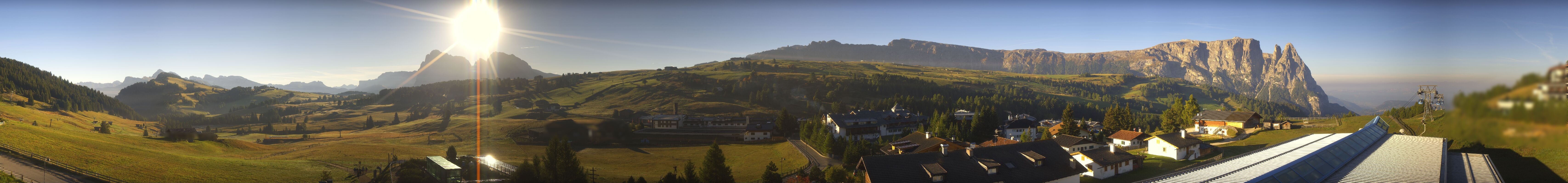 Archiv Foto Webcam Panoramablick Compatsch Seiser Alm