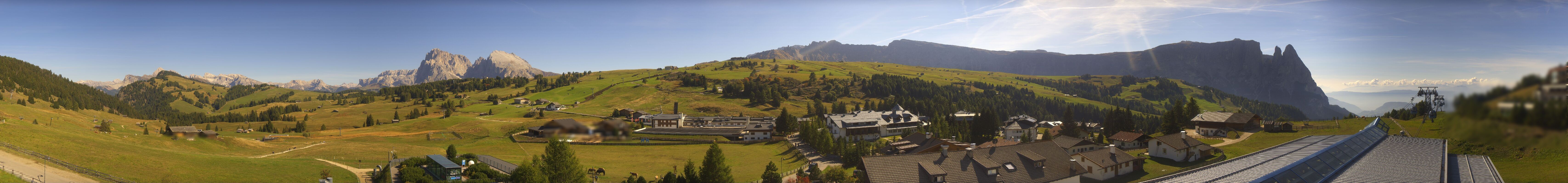 Archiv Foto Webcam Panoramablick Compatsch Seiser Alm