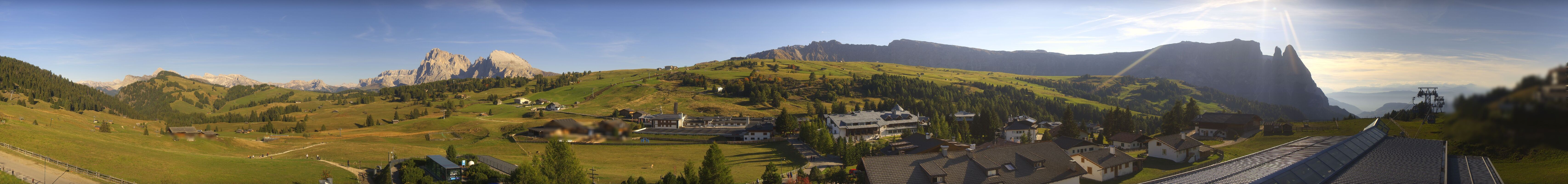 Archiv Foto Webcam Panoramablick Compatsch Seiser Alm