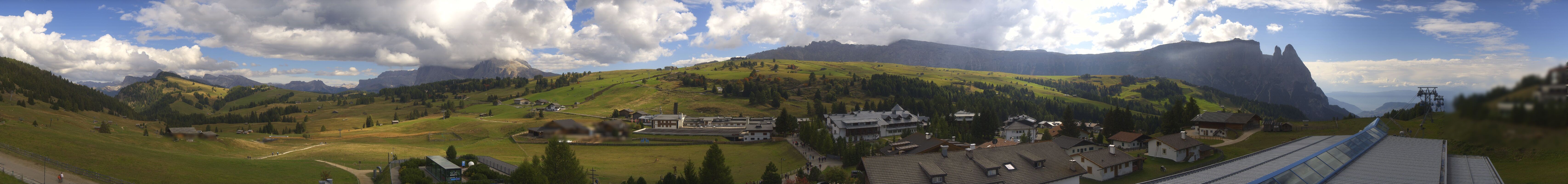 Archiv Foto Webcam Panoramablick Compatsch Seiser Alm