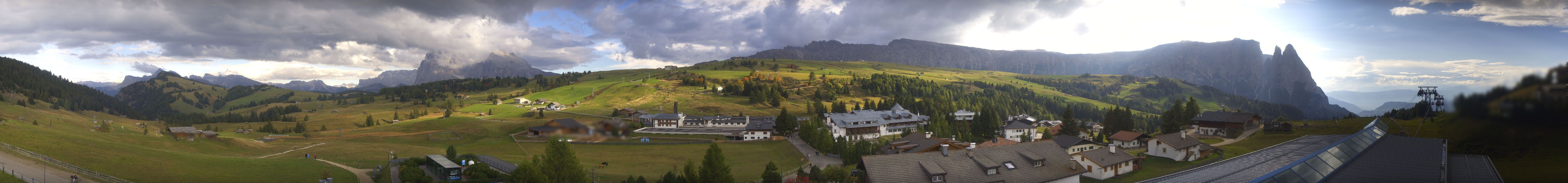 Archiv Foto Webcam Panoramablick Compatsch Seiser Alm