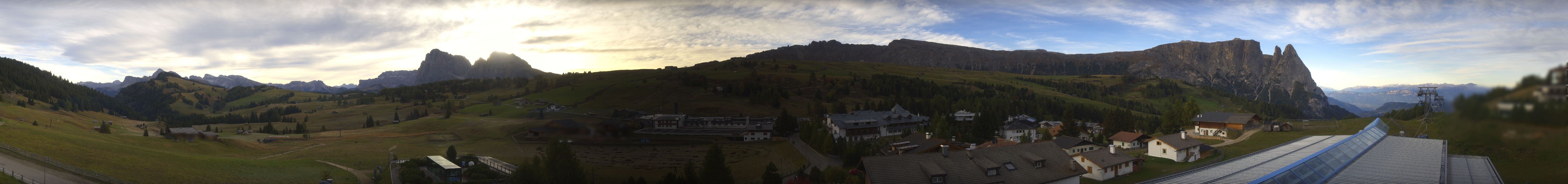 Archiv Foto Webcam Panoramablick Compatsch Seiser Alm