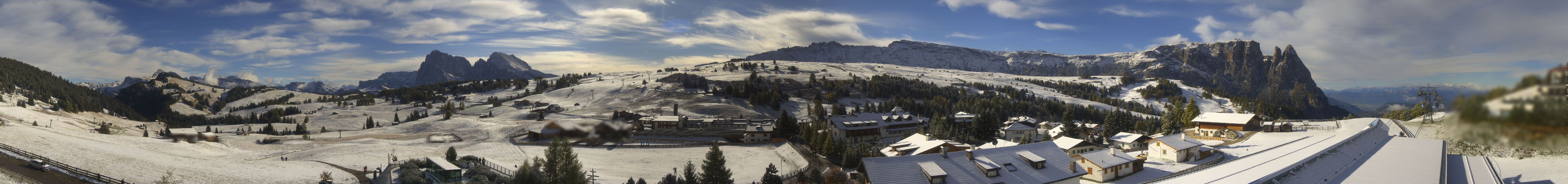 Archiv Foto Webcam Panoramablick Compatsch Seiser Alm