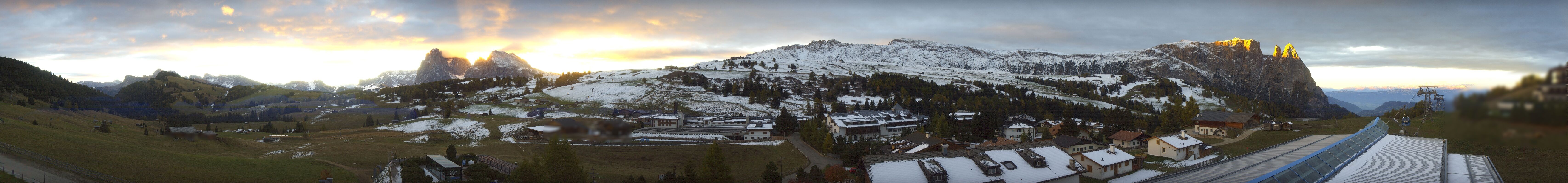 Archiv Foto Webcam Panoramablick Compatsch Seiser Alm