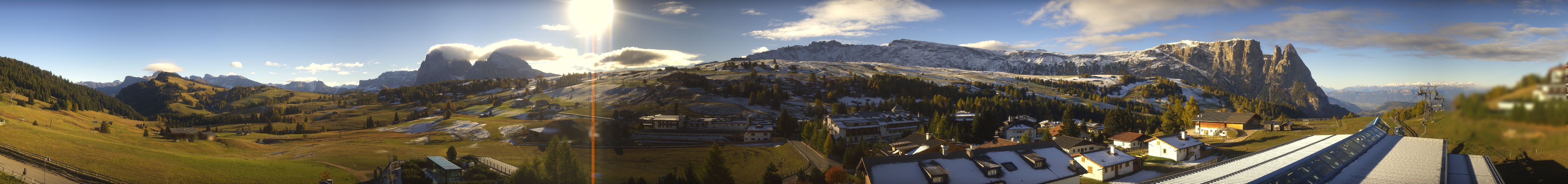 Archiv Foto Webcam Panoramablick Compatsch Seiser Alm
