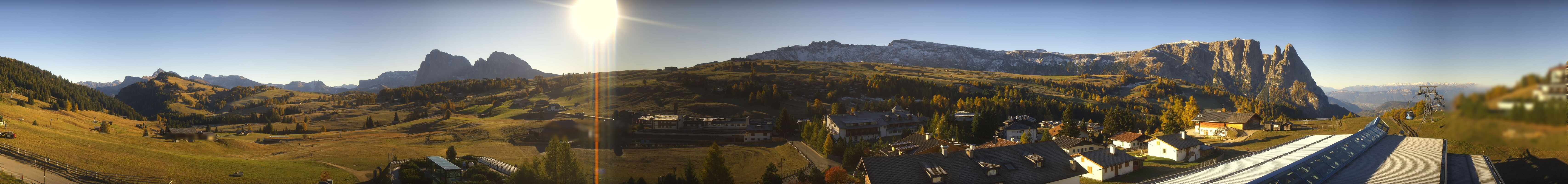 Archiv Foto Webcam Panoramablick Compatsch Seiser Alm