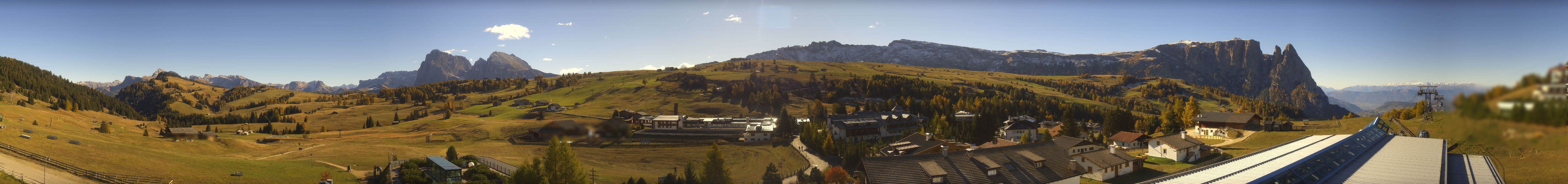 Archiv Foto Webcam Panoramablick Compatsch Seiser Alm