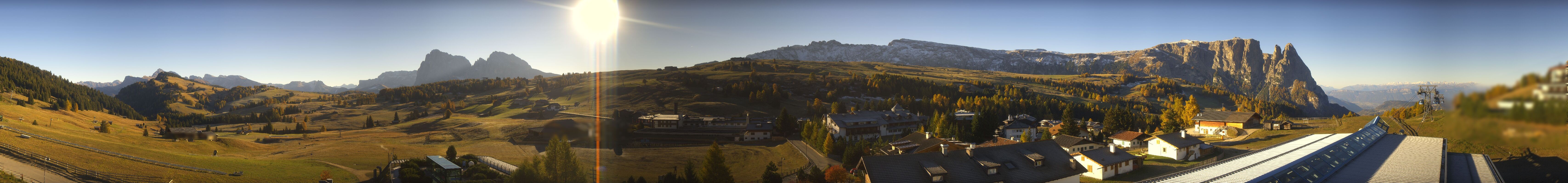 Archiv Foto Webcam Panoramablick Compatsch Seiser Alm