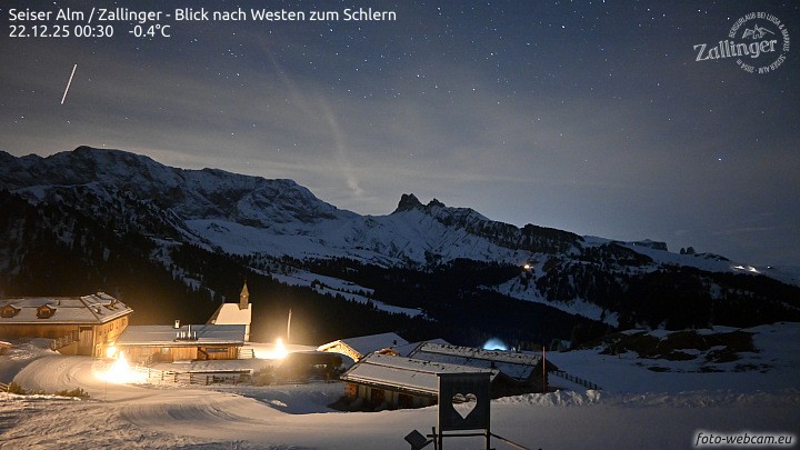 Archiv Foto Webcam Almgasthof Zallinger (Dolomiten)