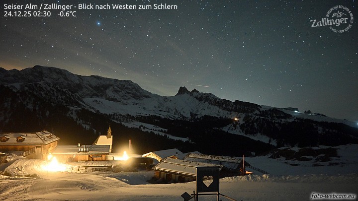 Archiv Foto Webcam Almgasthof Zallinger (Dolomiten)