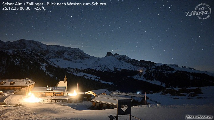 Archiv Foto Webcam Almgasthof Zallinger (Dolomiten)