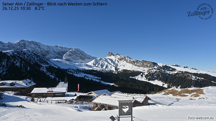 Archiv Foto Webcam Almgasthof Zallinger (Dolomiten)