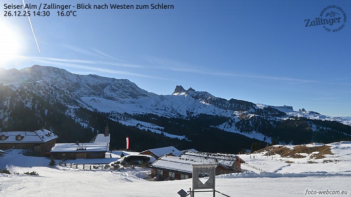Archiv Foto Webcam Almgasthof Zallinger (Dolomiten)