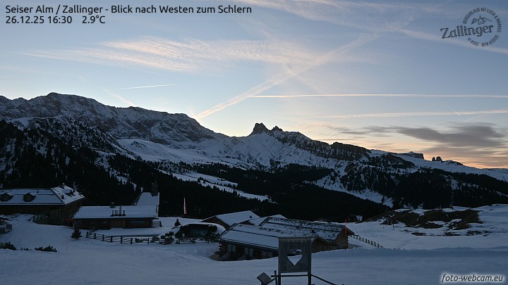 Archiv Foto Webcam Almgasthof Zallinger (Dolomiten)