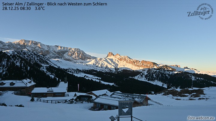 Archiv Foto Webcam Almgasthof Zallinger (Dolomiten)