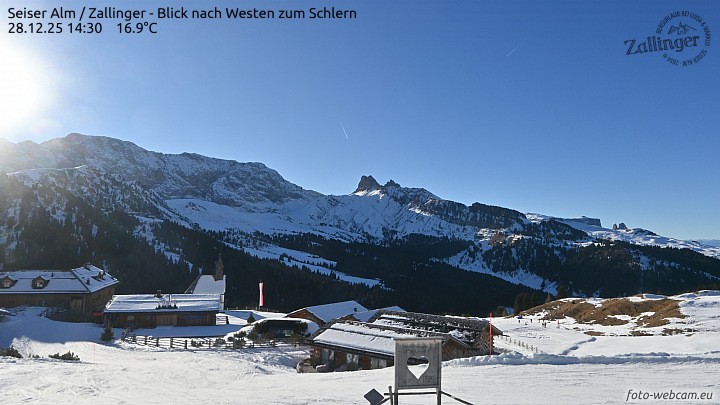 Archiv Foto Webcam Almgasthof Zallinger (Dolomiten)