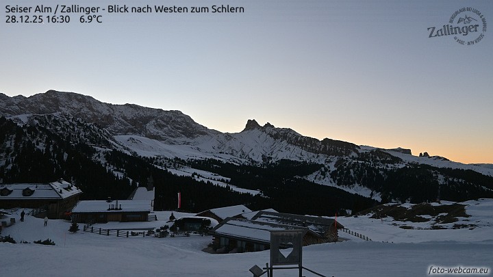 Archiv Foto Webcam Almgasthof Zallinger (Dolomiten)