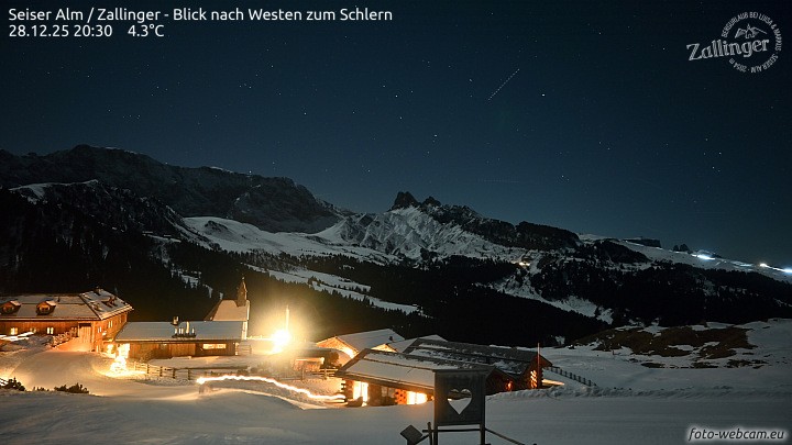 Archiv Foto Webcam Almgasthof Zallinger (Dolomiten)