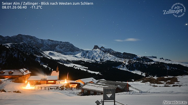 Archived image Webcam Almgasthof Zallinger