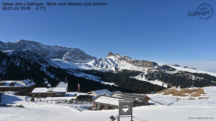 Archived image Webcam Almgasthof Zallinger