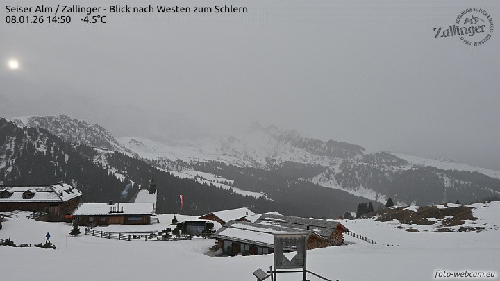 Archiv Foto Webcam Almgasthof Zallinger (Dolomiten)