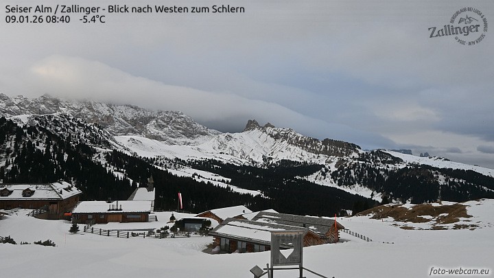 Archiv Foto Webcam Almgasthof Zallinger (Dolomiten)