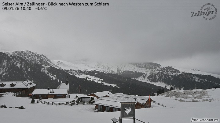 Archived image Webcam Almgasthof Zallinger